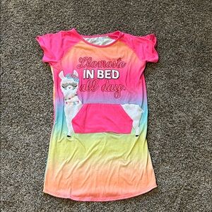 Justice Pink and White T-Shirt